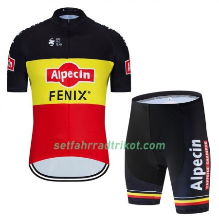 Fahrradbekleidung Radtrikot Kurzarm + Radhose Kurze 2020 Alpecin-Fenix N002
